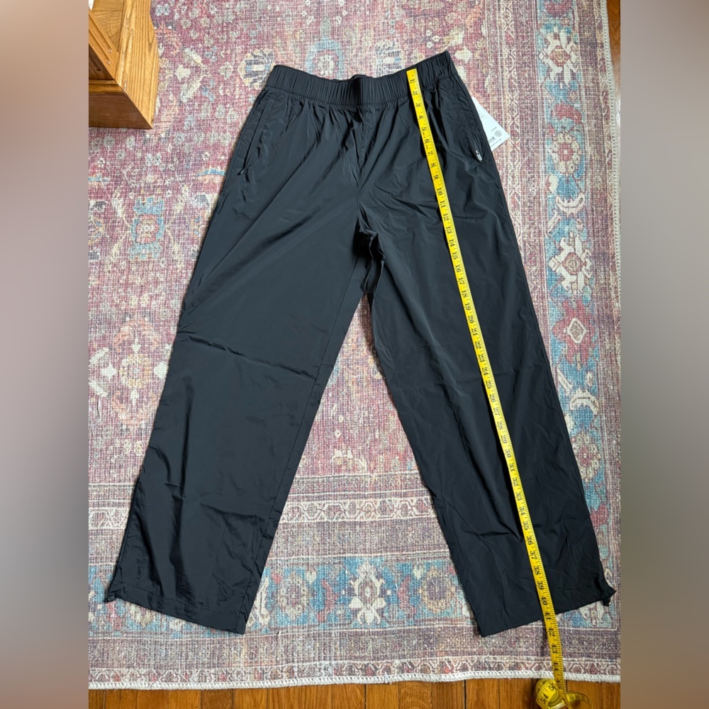 Athleta Women’s Medium Rise Black Pants Track Pants Cinch Ankle NWT - Picture 5 of 10